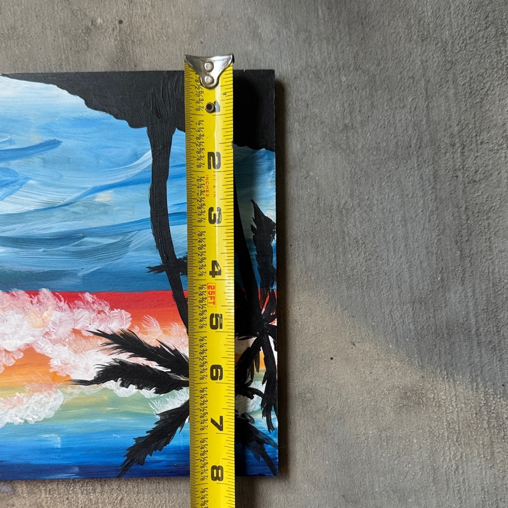 Tropical Sunset Canvas Art - Picture 9 of 10